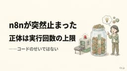 「n8n Execution limit reached」が出たら最初に見る4ステップと、課金か構成見直しかの判断軸