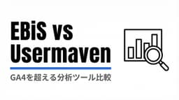 【GA4だけじゃ物足りない?】EBiS vs Usermaven アクセス解析ツール徹底比較!